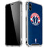 NBA Washington Wizards Blue Distressed iPhone XS Max Clear Case